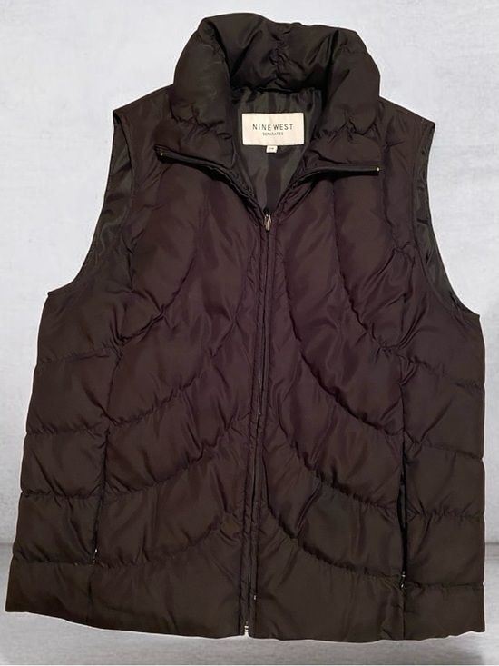 Nine West Jackets & Blazers - Nine West Quilted Puffer Vest, Women’s Size L Black